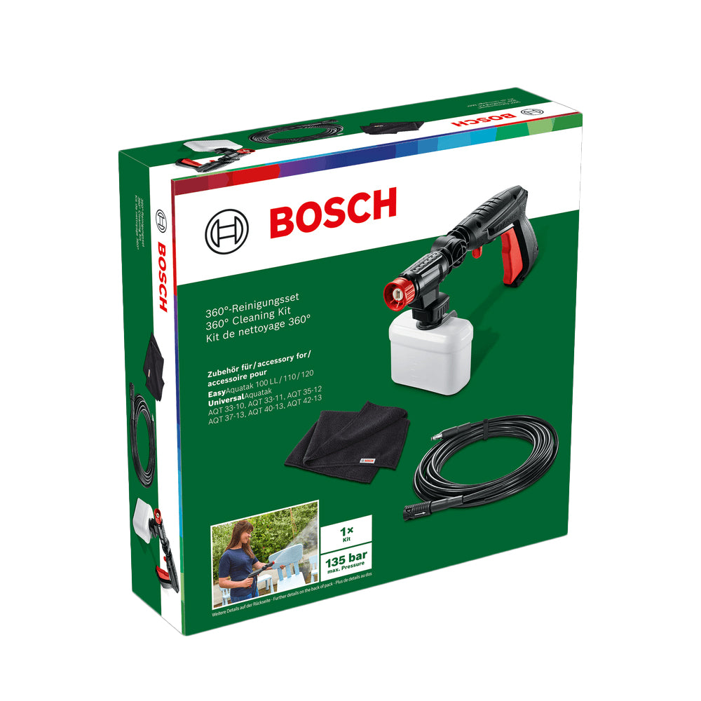 Bosch 360° Gun Nozzle Cleaning Kit Set for Aquatak AQT High Pressure Washers (F016800612)
