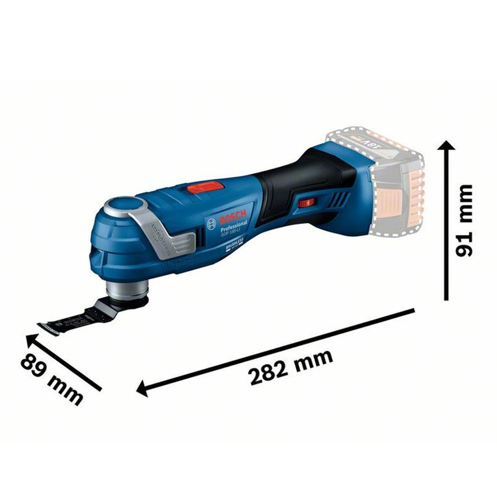 Bosch GOP 185LI Professional Cordless Oscillating 18V Multi Tool ( Mu GIGATOOLS Industrial Center