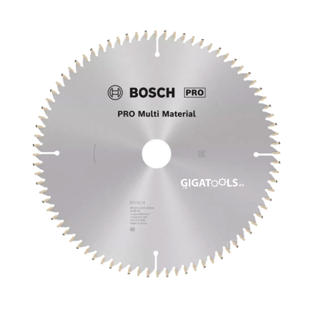 Bosch Circular Saw Miter Saw Blade 7-1/4 inch x 60T Multi Material 2608642194