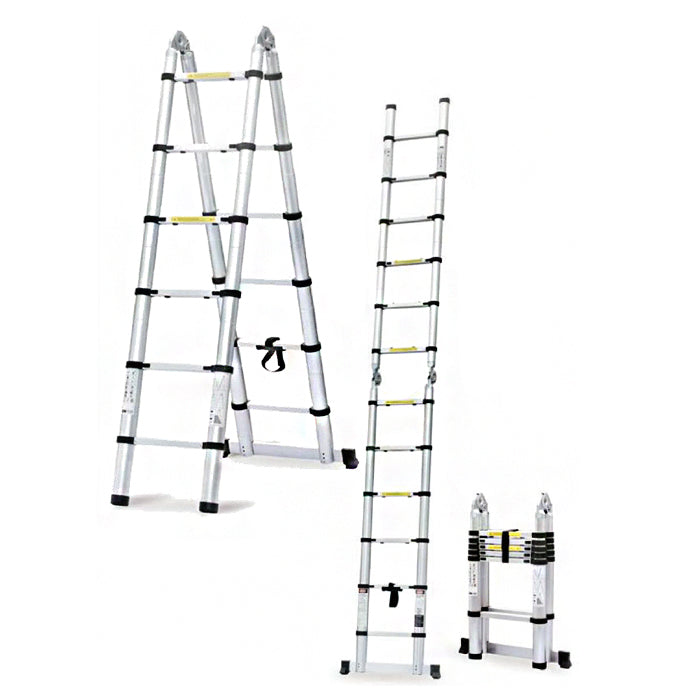 Homecare Aluminum Telescopic A-Type Ladder – GIGATOOLS Industrial Center