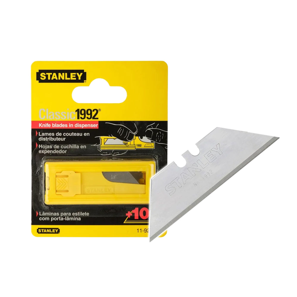Stanley 10pcs Classic 1992 Replacement Heavy Duty Utility Cutter Blad stanley-10pcs-classic-1992-replacement-heavy-duty-utility-cutter-blad