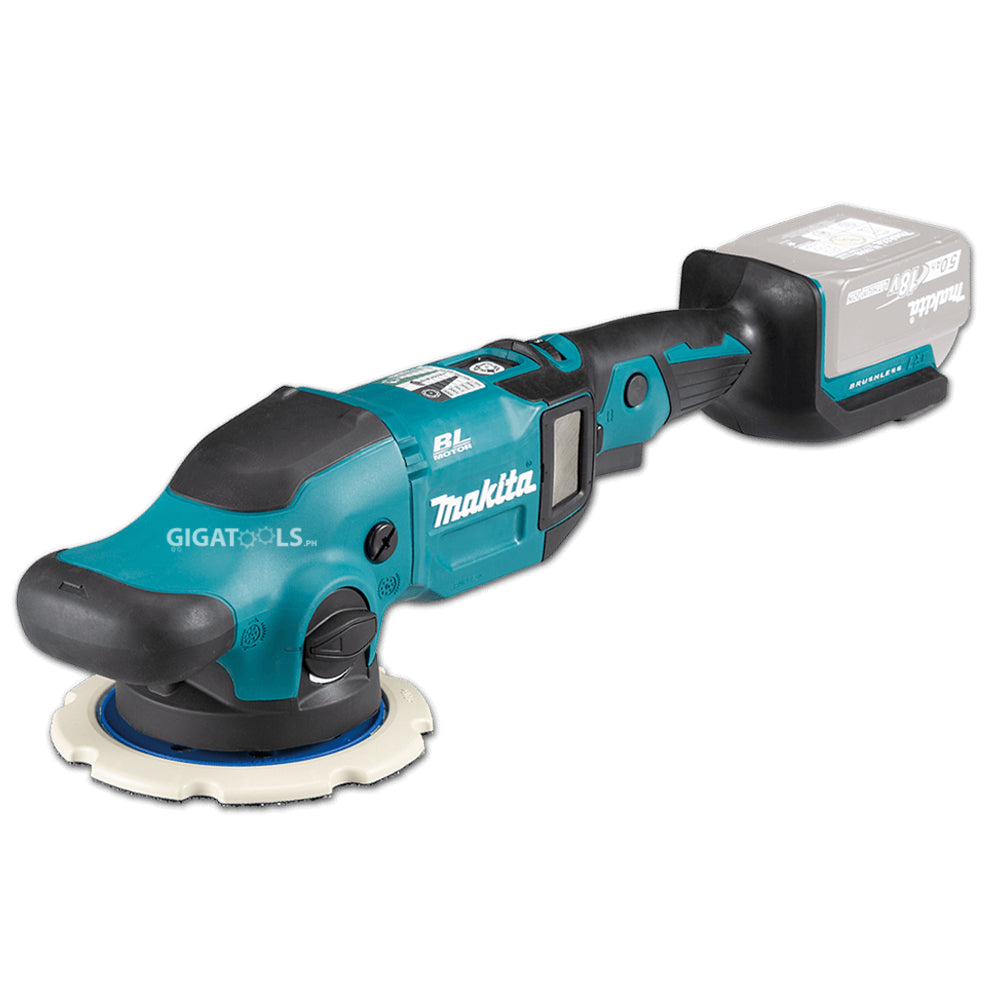 Makita DPO600Z Cordless Brushless Random Orbit Polisher 150mm (6″) 18V LXT® Li-Ion (Bare Tool Only)