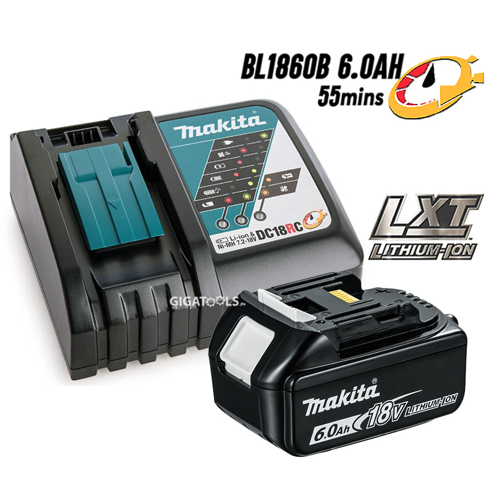 Makita 18V LXT Lithium-Ion Rapid Optimum Battery Charger DC18RC