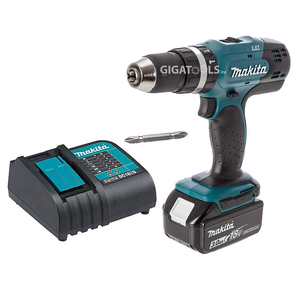 Makita DHP453SFX8 Cordless Hammer Driver Drill 1/2