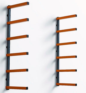 BORA 6-Level Lumber Storage Rack - Orange & Gray (PBR-001)