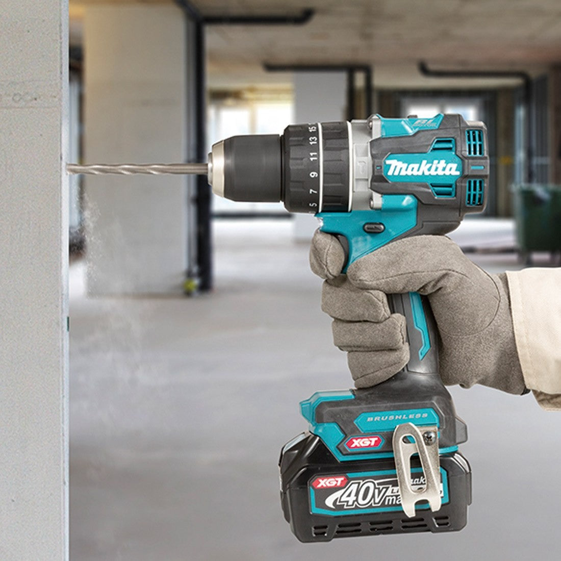 Makita HP002GZ Cordless Brushless Hammer Driver Drill  13mm (1/2″) 65 N·m (580 in.lbs.) 40Vmax XGT® Li-Ion (Bare Tool Only)