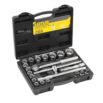 Lotus Socket Set 22pcs. MT220SS PRO - Hand Tools | Ratchet & Socket | Tool Set