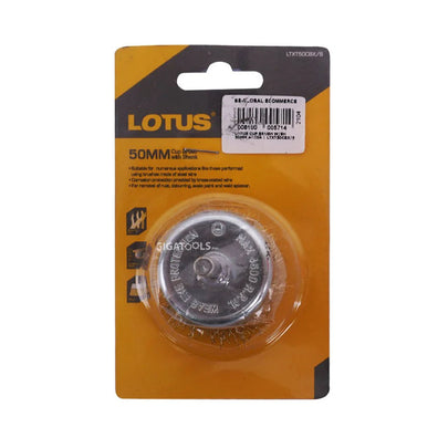 Lotus Cup Brush W/Shank 50MM LTXT50CBX/S