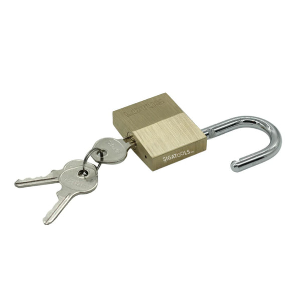 Lotus Brass Padlock 40mm LE100/40