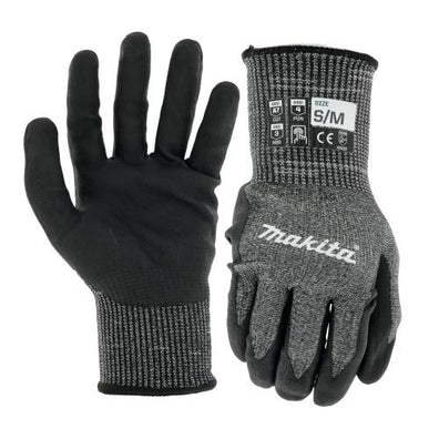 Makita Advanced FitKnit™ Cut Level 7 Nitrile Coated Dipped Gloves