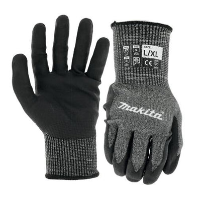 Makita Advanced FitKnit™ Cut Level 7 Nitrile Coated Dipped Gloves