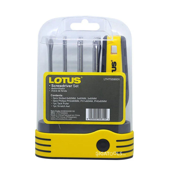 Lotus Screwdriver Set Pro 9pcs. LTHTSS900X