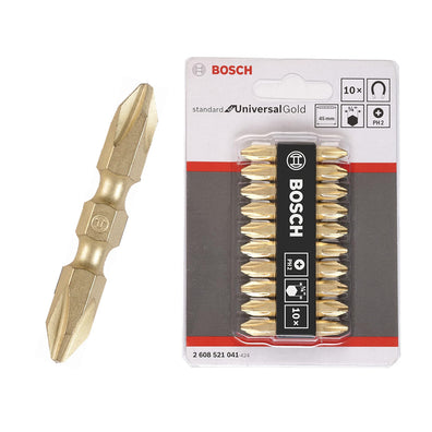 Bosch 10pcs Double Ended Screwdriver Bit Set 45mm ( 2608521041 )