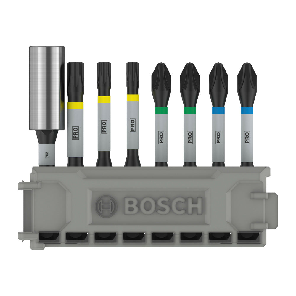 Bosch PRO 8pcs Impact Screwdriver Bit Set 50m w/ Bit Holder ( 2608522326 )