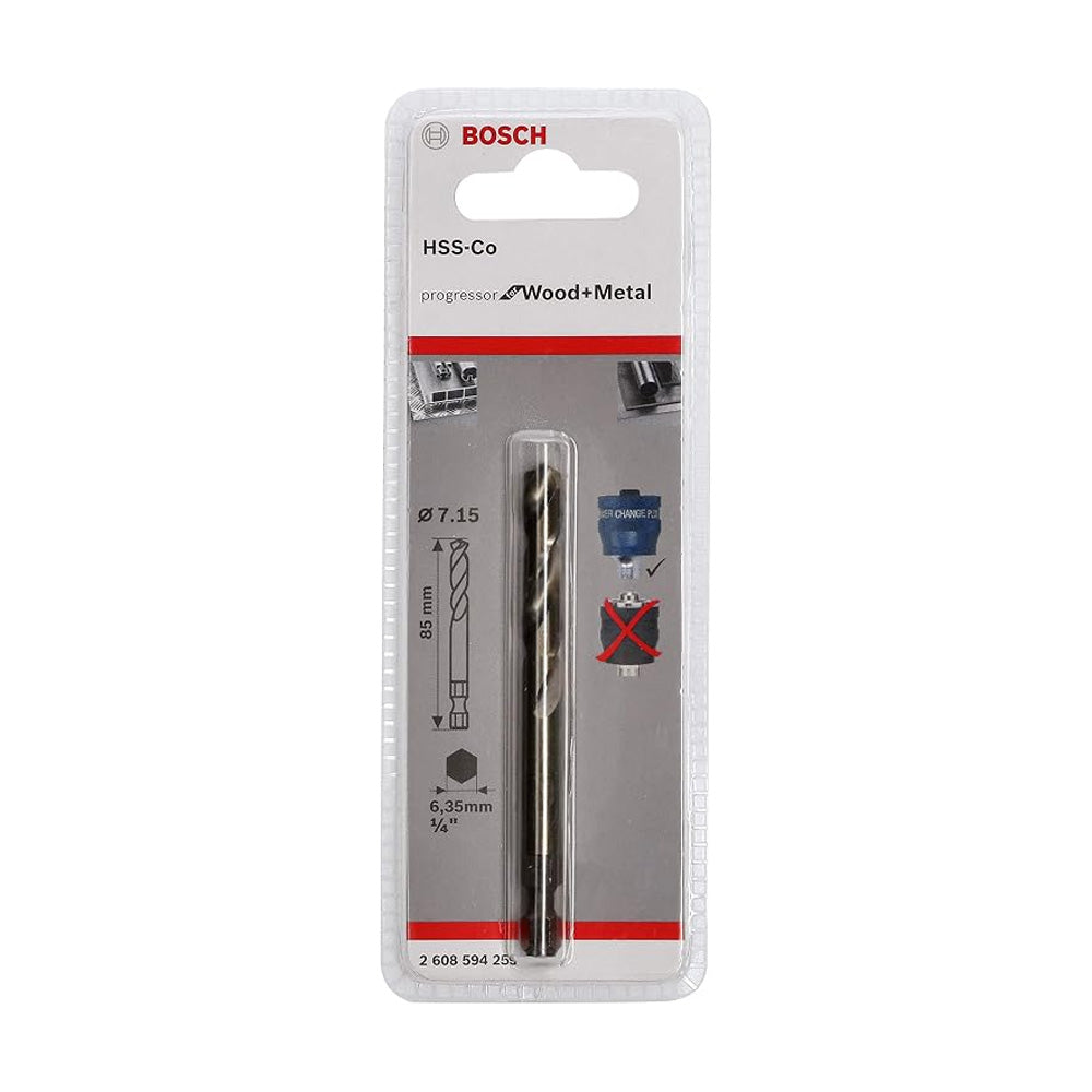 Bosch HSS-Co Pilot Drill Bit 7.15x85mm ( 2608594255 )