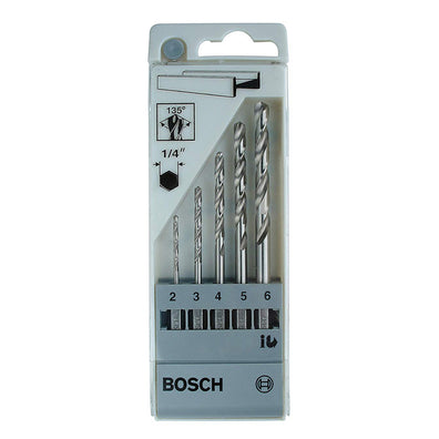 Bosch PRO Metal HSS-G Hex Twist Drill Bit Set, 5 pcs ( 2608595517 )