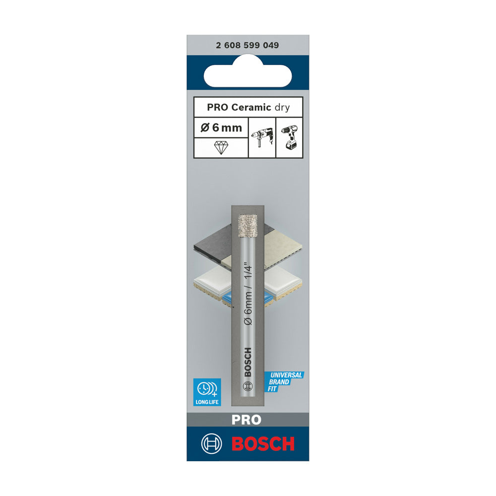 Bosch PRO Diamond Drill Bit For Ceramic