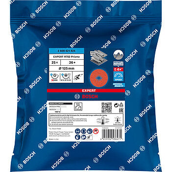 Bosch EXPERT R782 125mm Prisma Ceramic For Metal ( X-LOCK )