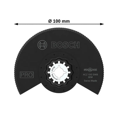 Bosch PRO ACZ 100 Serrated Segment Multi tool Blade 100mm ( 2608669123 / 2608661693 )
