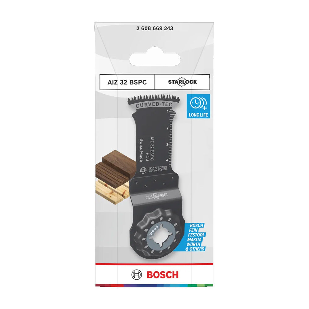 Bosch AIZ 32 BSPC Starlock Wood Cutting Blade 32 x 50 mm ( 2608669243 / 2608662360 )