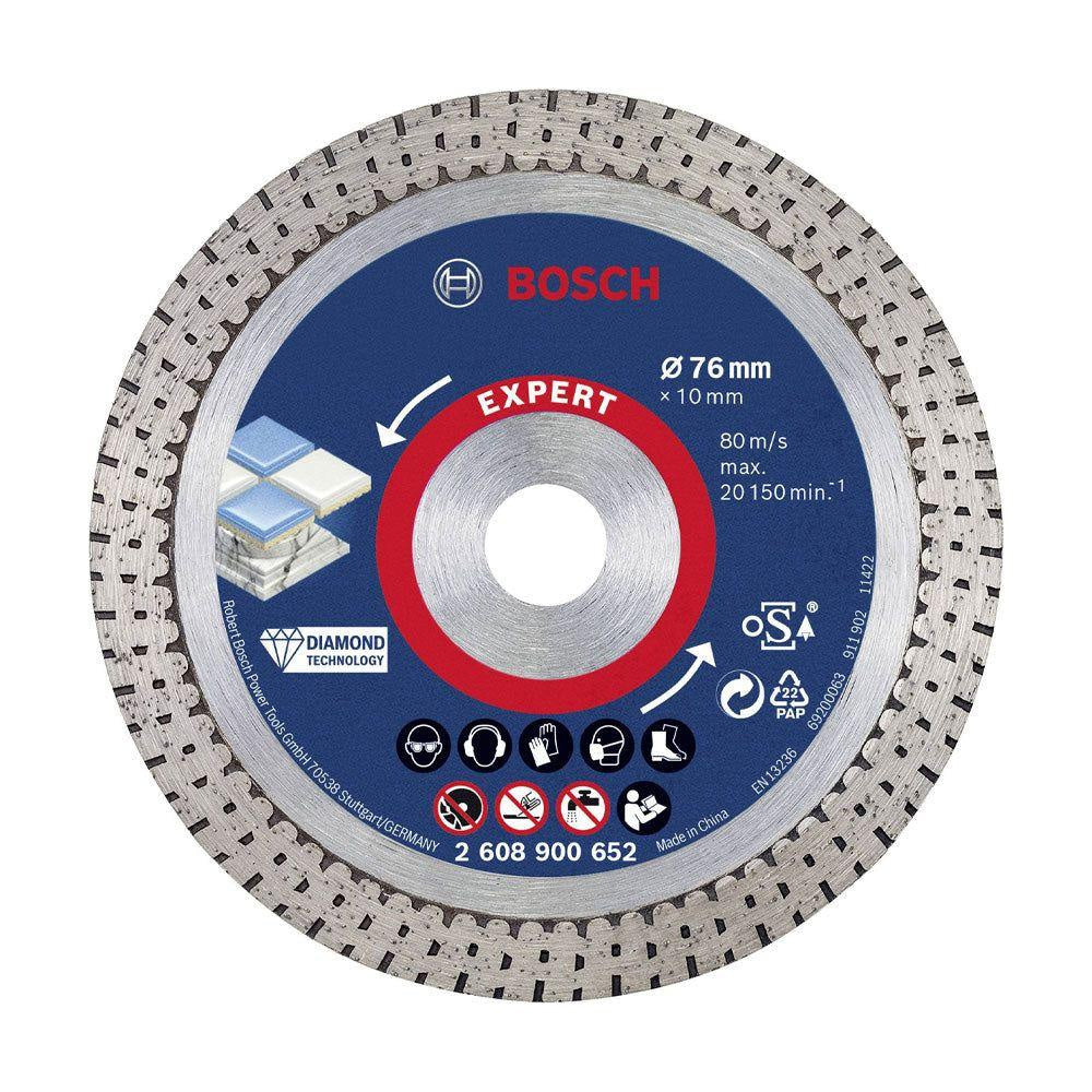 Bosch EXPERT 76mm Diamond Continuous Rim Turbo Blade for Hard Tile and Ceramic ( 2608900652 )