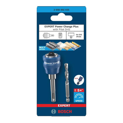 Bosch EXPERT Power Change Plus Mandrel SDS Plus with Pilot bit ( 2608902035 / 2608522411 )