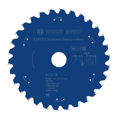 Bosch EXPERT Stainless Steel Cordless Circular Saw Blade ( 2608902132 / 2608644530 )