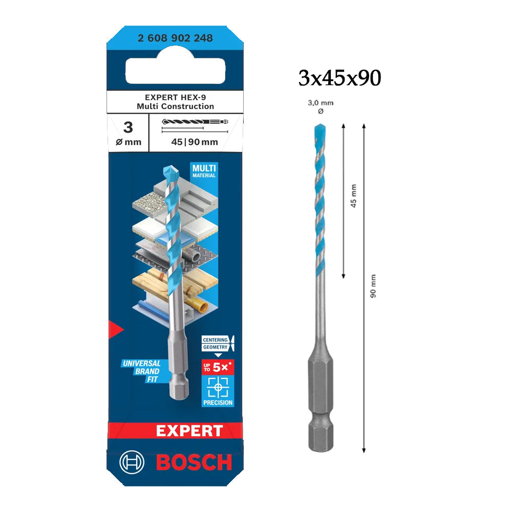 Bosch EXPERT HEX-9 Multi Construction Drill Bit