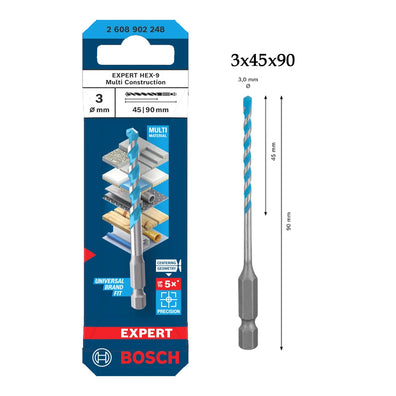 Bosch EXPERT HEX-9 Multi Construction Drill Bit