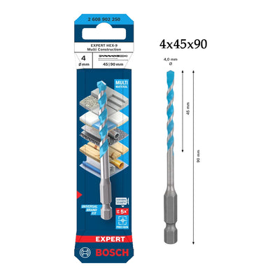 Bosch EXPERT HEX-9 Multi Construction Drill Bit