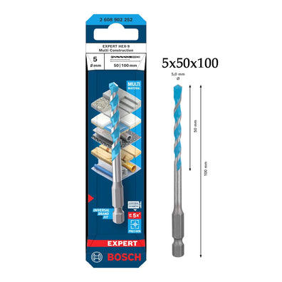 Bosch EXPERT HEX-9 Multi Construction Drill Bit