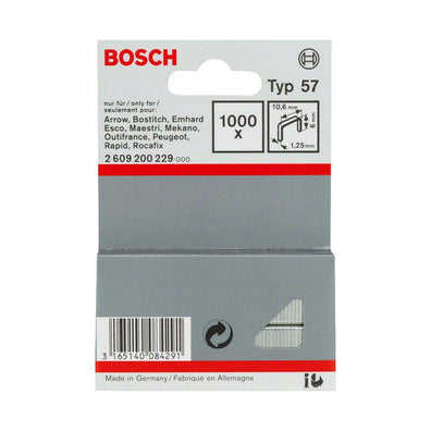 Bosch Flat Wire Staples Type 57 ( 1000pcs )