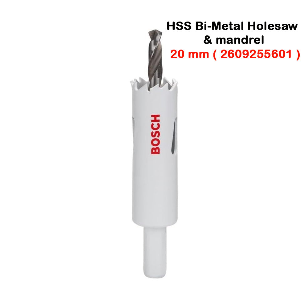 Bosch 1pc HSS Bi-Metal Holesaw & Mandrel