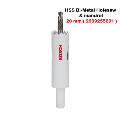 Bosch 1pc HSS Bi-Metal Holesaw & Mandrel
