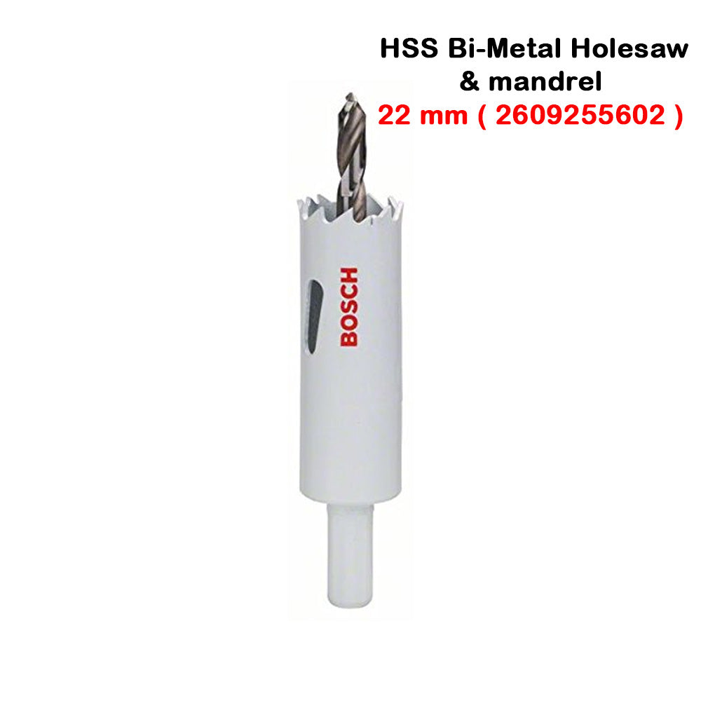 Bosch 1pc HSS Bi-Metal Holesaw & Mandrel
