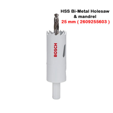 Bosch 1pc HSS Bi-Metal Holesaw & Mandrel