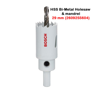 Bosch 1pc HSS Bi-Metal Holesaw & Mandrel
