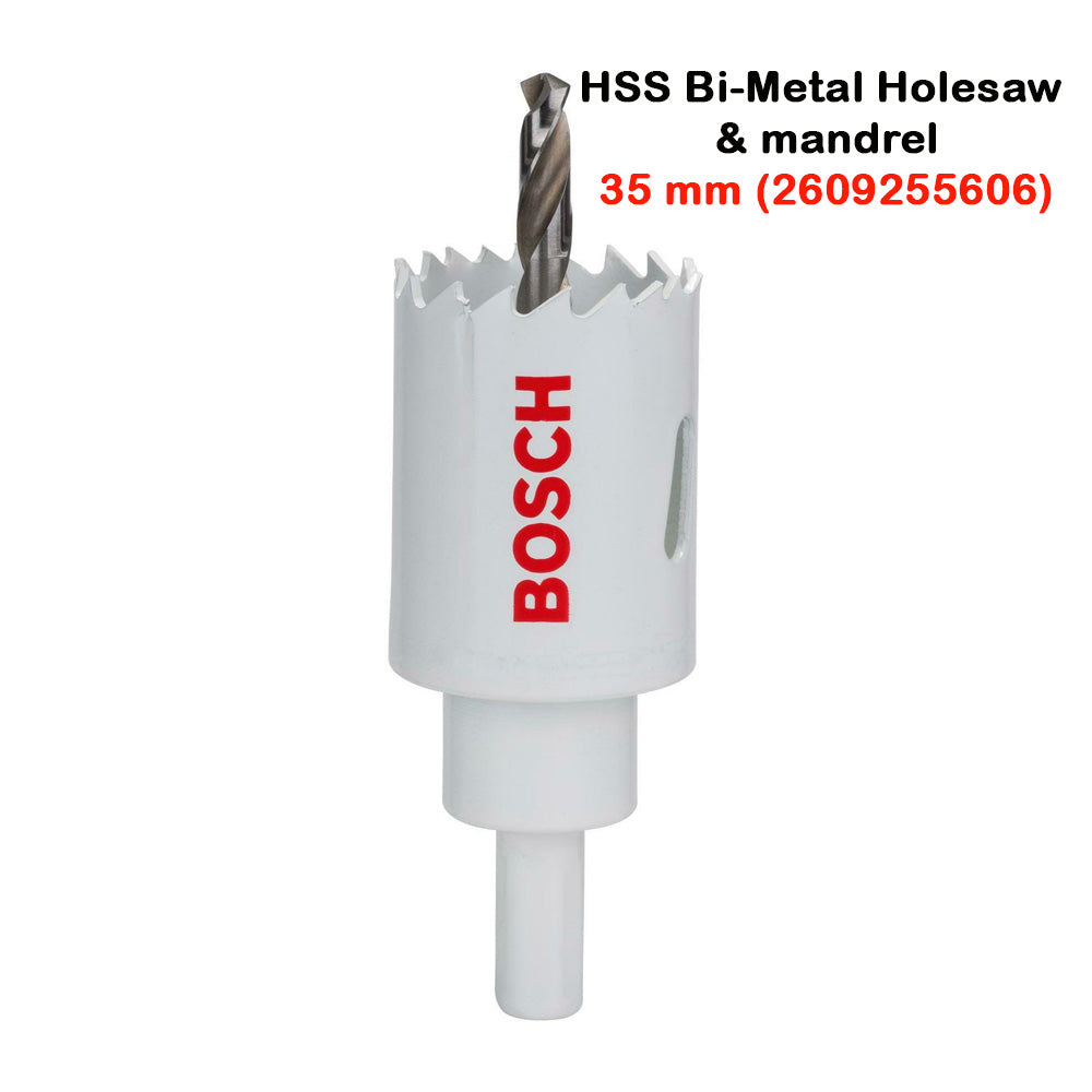 Bosch 1pc HSS Bi-Metal Holesaw & Mandrel