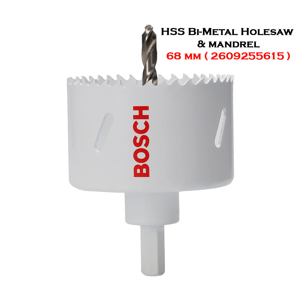 Bosch 1pc HSS Bi-Metal Holesaw & Mandrel