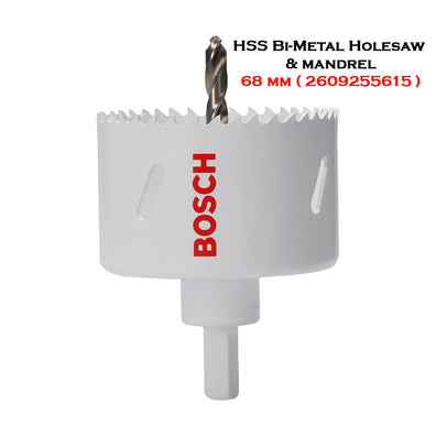 Bosch 1pc HSS Bi-Metal Holesaw & Mandrel