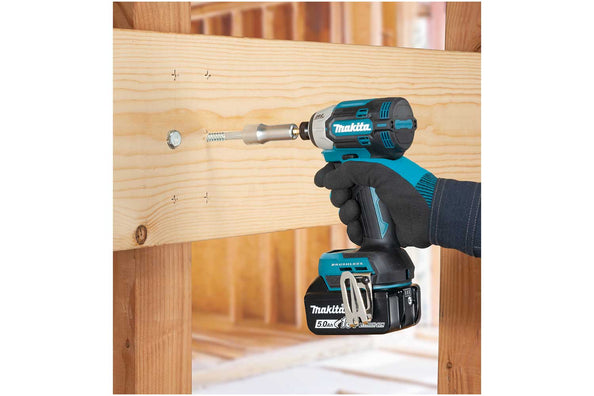 Makita DTD201Z Cordless Brushless Impact Driver, 4-Speed + T-Mode, 210 Nm 18V LXT (Bare Tool)