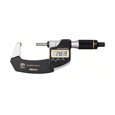 Mitutoyo QuantuMike Digimatic Micrometer, IP65 with 2mm/rev Spindle Speed - Series 293