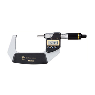 Mitutoyo QuantuMike Digimatic Micrometer, IP65 with 2mm/rev Spindle Speed - Series 293