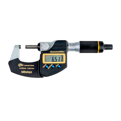 Mitutoyo QuantuMike Digimatic Micrometer, IP65 with 2mm/rev Spindle Speed - Series 293