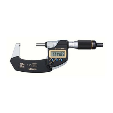 Mitutoyo QuantuMike Digimatic Micrometer, IP65 with 2mm/rev Spindle Speed - Series 293