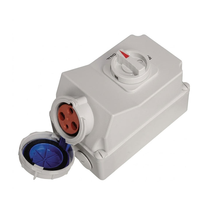 Surer IP67 Industrial Socket with Switch and mechanical Interlock (QX5 ...