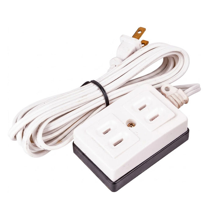 Surer 3117 (3m/4m/5m/6m) 2-Gang Parallel Outlet Extension Cord with 2 ...