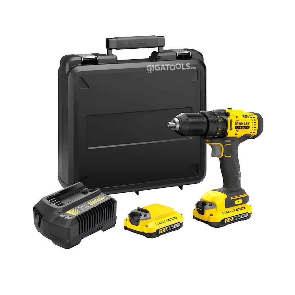 Stanley SCD700D2K Cordless Drill Driver Kit 20V
