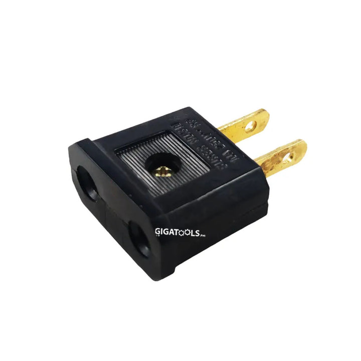 Surer 310 Adapter Plug, Flat Pin To Round Top 10A 250V (Black/White ...