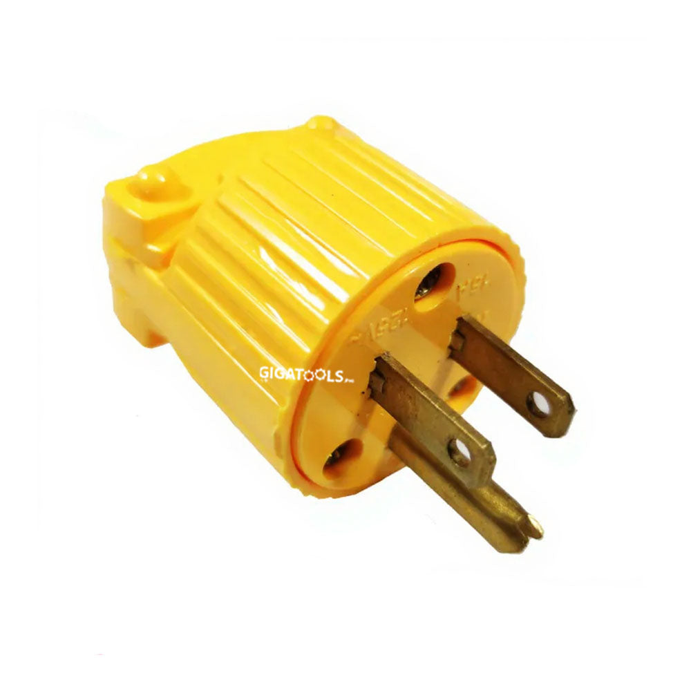 Surer 328 3-Pin Parallel Grounding EDF Vinyl Handle Plug 15A 250V ...